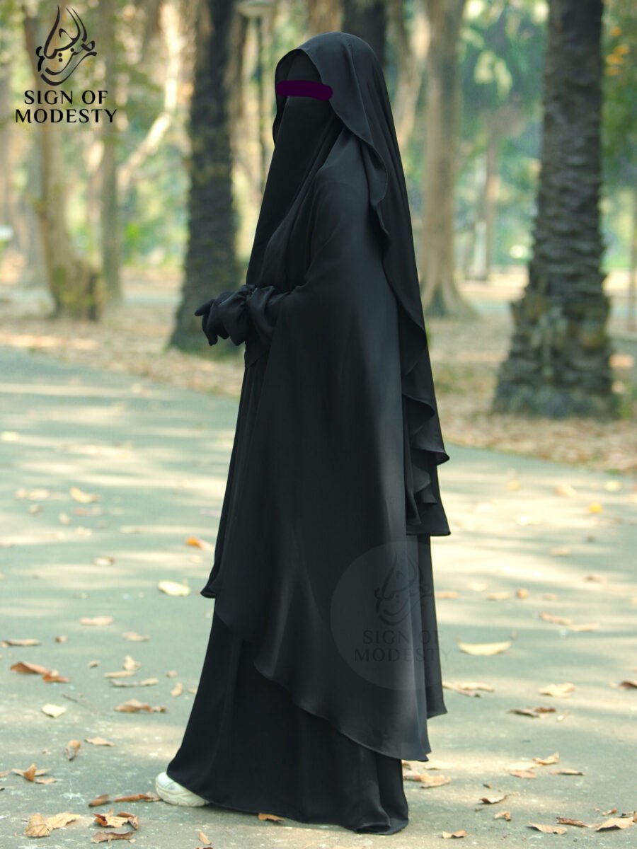দুবাই চেরি ফেব্রিকের বোরখা