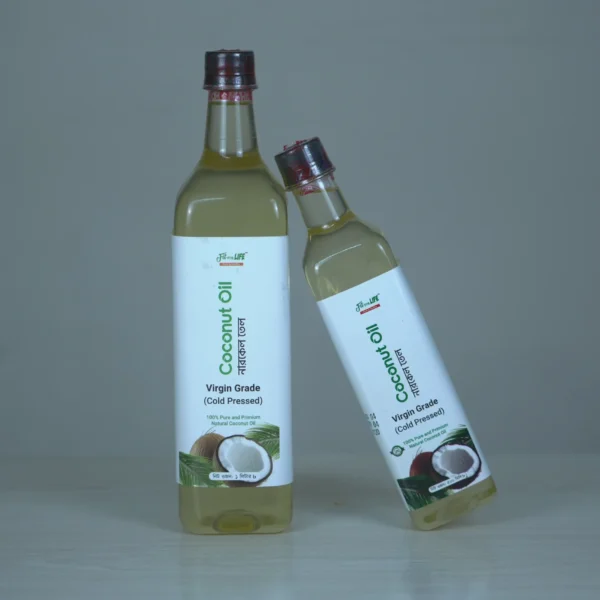 নারকেল তেলের বোতল