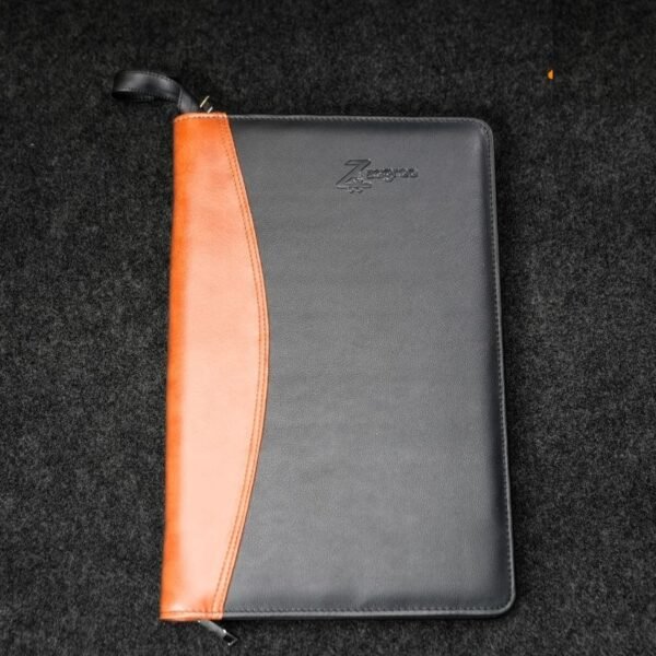 Smart document organizer leather