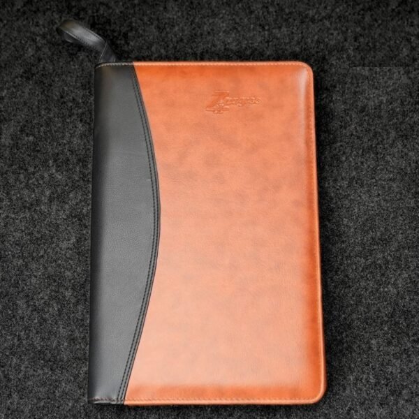 Smart document organizer leather