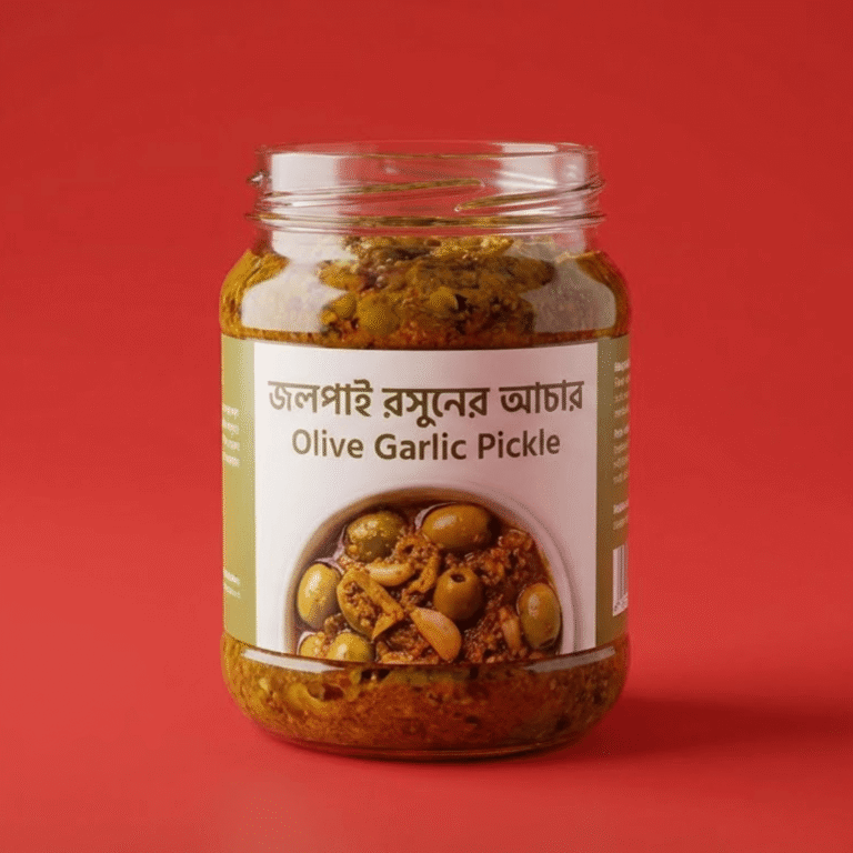 জলপাই রসুনের আচার