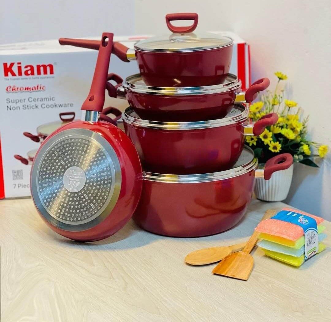 KIAM 16pcs Ceramic Cookware Set